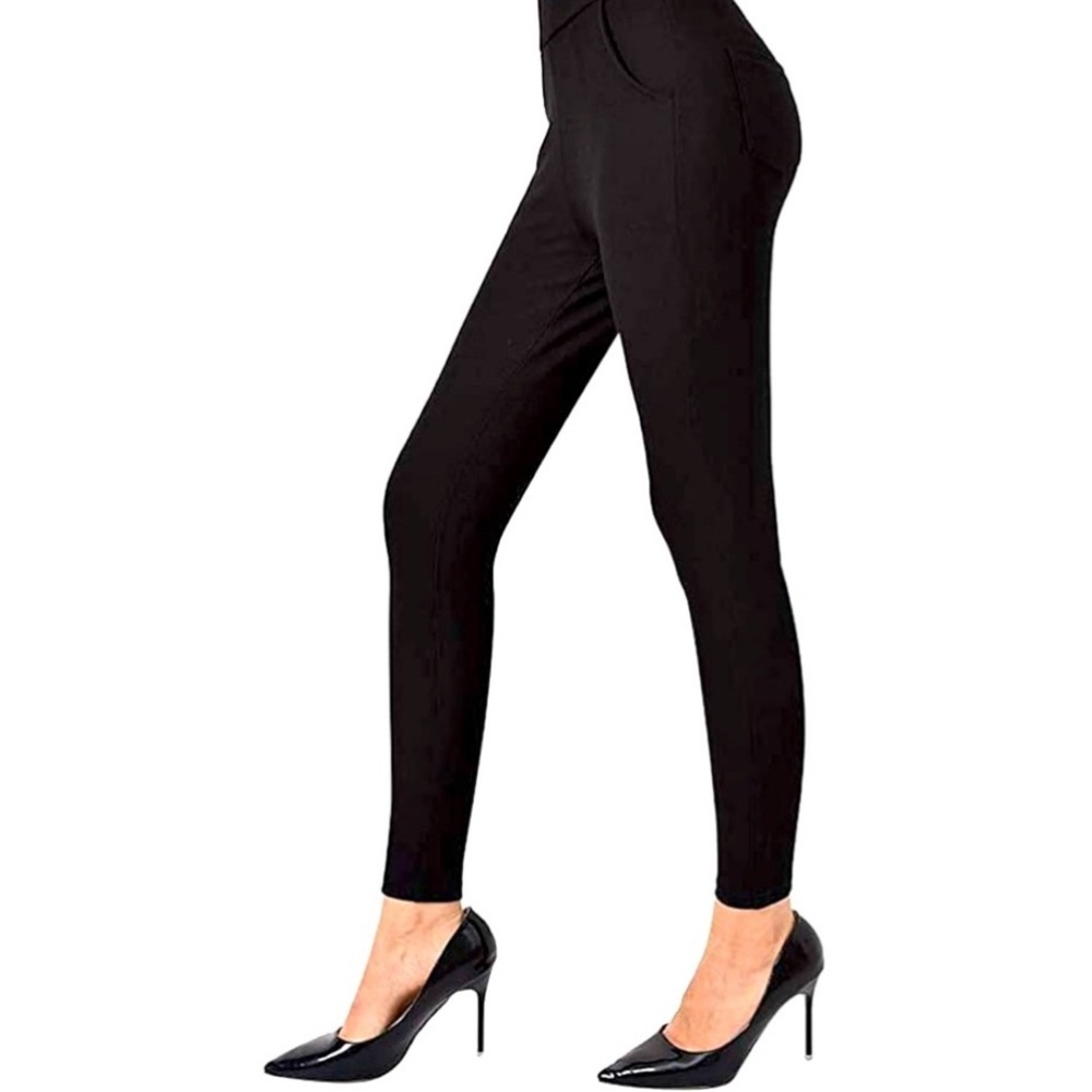 New Black Knit Jegging Pull On